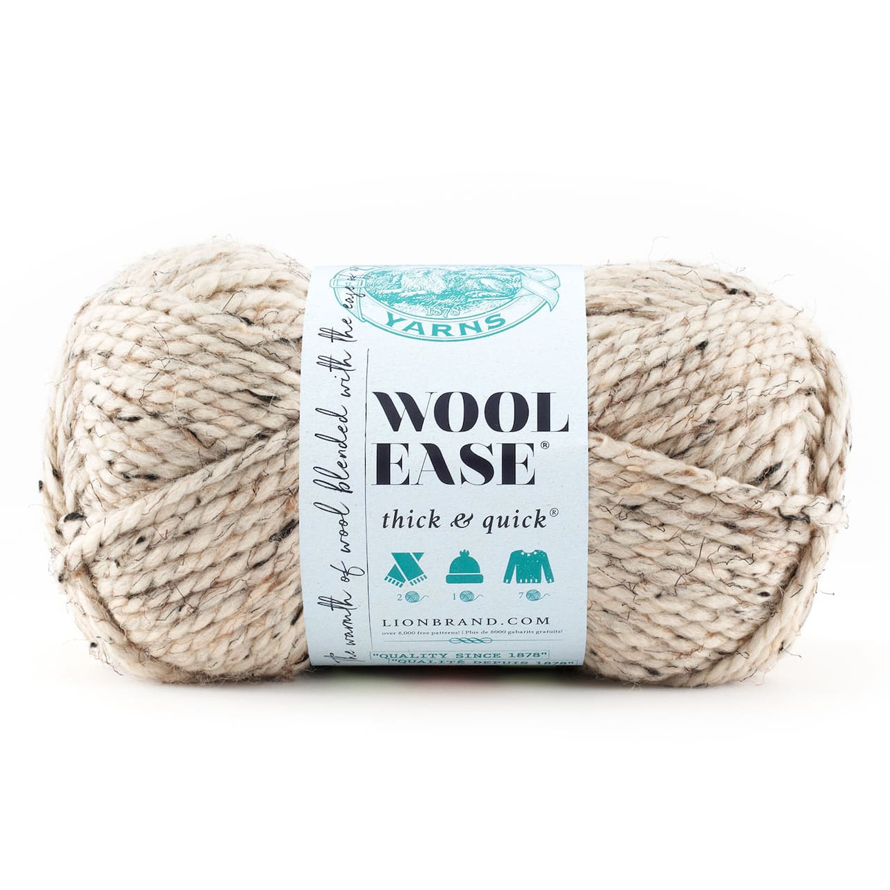 15 Pack: Lion Brand® Wool-Ease® Thick & Quick® Yarn, Solids